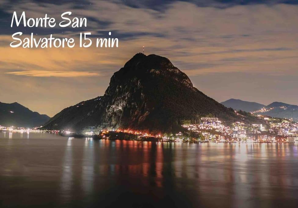'Cuore Di Rose' Parking - Welcome Set, Netflix, For 4 Persons -By Easylife Swiss Lugano Buitenkant foto